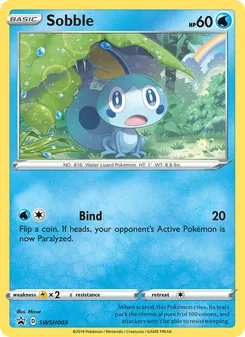 Sobble, SWSH Black Star Promos, no. SWSH003
