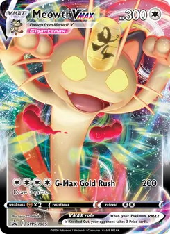 Meowth VMAX, SWSH Black Star Promos, no. SWSH005