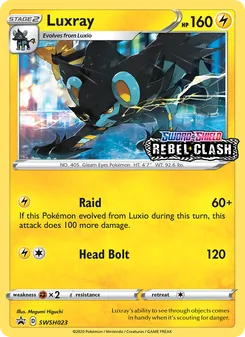 Luxray, SWSH Black Star Promos, no. SWSH023