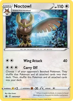 Noctowl, SWSH Black Star Promos, no. SWSH027