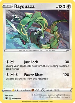 Rayquaza, SWSH Black Star Promos, no. SWSH029