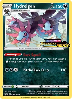 Hydreigon, SWSH Black Star Promos, no. SWSH037