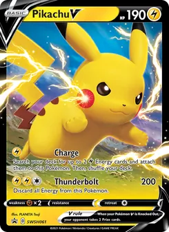 Pikachu V, SWSH Black Star Promos, no. SWSH061