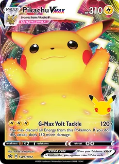 Pikachu VMAX, SWSH Black Star Promos, no. SWSH062