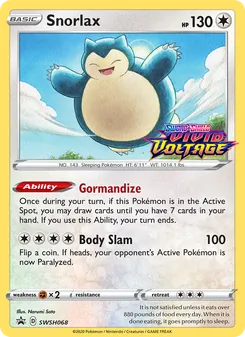 Snorlax, SWSH Black Star Promos, no. SWSH068