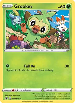 Grookey, SWSH Black Star Promos, no. SWSH070