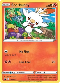 Scorbunny, SWSH Black Star Promos, no. SWSH071