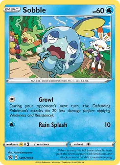Sobble, SWSH Black Star Promos, no. SWSH073