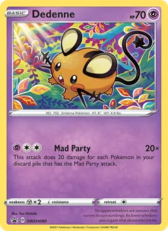Dedenne, SWSH Black Star Promos, no. SWSH080