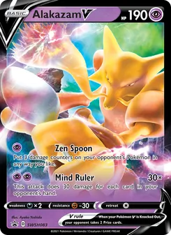 Alakazam V, SWSH Black Star Promos, no. SWSH083