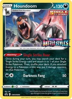 Houndoom, SWSH Black Star Promos, no. SWSH090