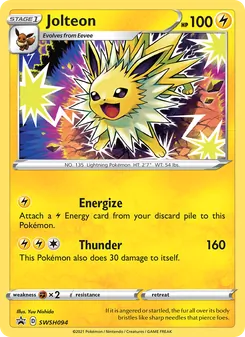 Jolteon, SWSH Black Star Promos, no. SWSH094