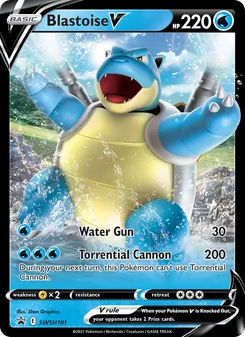 Blastoise V, SWSH Black Star Promos, no. SWSH101