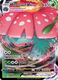 Venusaur VMAX, SWSH Black Star Promos, no. SWSH102