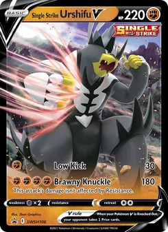 Single Strike Urshifu V, SWSH Black Star Promos, no. SWSH106