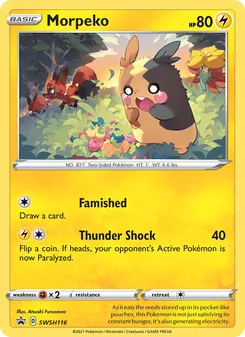 Morpeko, SWSH Black Star Promos, no. SWSH116