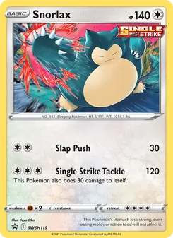 Snorlax, SWSH Black Star Promos, no. SWSH119