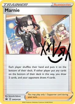Marnie, SWSH Black Star Promos, no. SWSH120