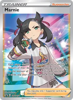 Marnie, SWSH Black Star Promos, no. SWSH121