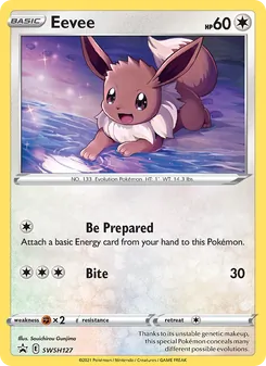 Eevee, SWSH Black Star Promos, no. SWSH127