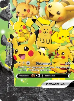 Pikachu V-UNION, SWSH Black Star Promos, no. SWSH141