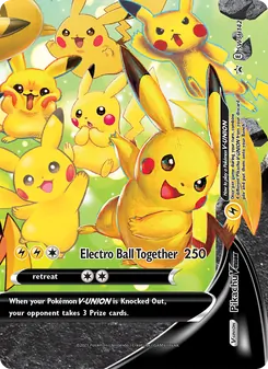 Pikachu V-UNION, SWSH Black Star Promos, no. SWSH142