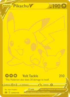 Pikachu V, SWSH Black Star Promos, no. SWSH145