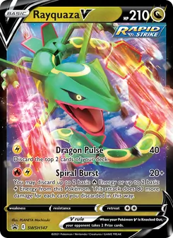 Rayquaza V, SWSH Black Star Promos, no. SWSH147