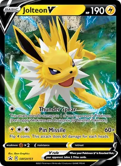 Jolteon V, SWSH Black Star Promos, no. SWSH151