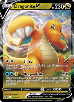 Dragonite V, SWSH Black Star Promos, no. SWSH154