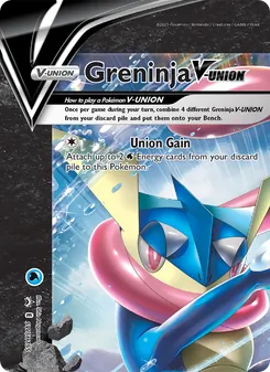 Greninja V-UNION, SWSH Black Star Promos, no. SWSH155