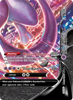 Mewtwo V-UNION, SWSH Black Star Promos, no. SWSH162