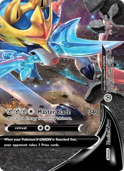 Zacian V-UNION, SWSH Black Star Promos, no. SWSH166