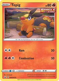 Tepig, SWSH Black Star Promos, no. SWSH172