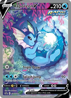 Vaporeon V, SWSH Black Star Promos, no. SWSH181