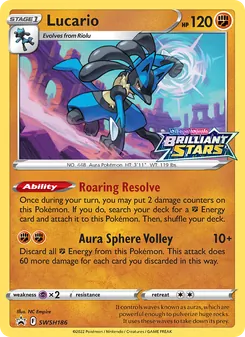 Lucario, SWSH Black Star Promos, no. SWSH186