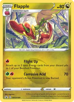 Flapple, SWSH Black Star Promos, no. SWSH189