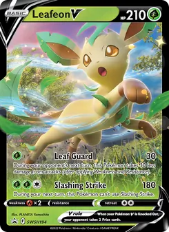Leafeon V, SWSH Black Star Promos, no. SWSH194