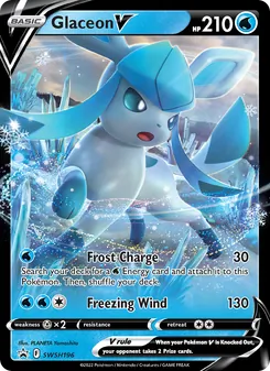 Glaceon V, SWSH Black Star Promos, no. SWSH196