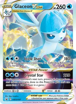 Glaceon VSTAR, SWSH Black Star Promos, no. SWSH197