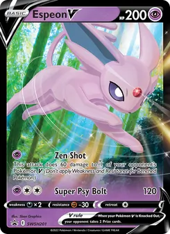 Espeon V, SWSH Black Star Promos, no. SWSH201