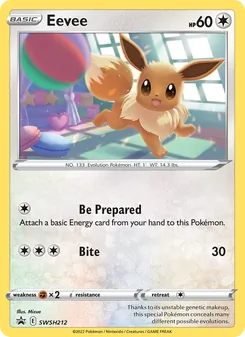 Eevee, SWSH Black Star Promos, no. SWSH212