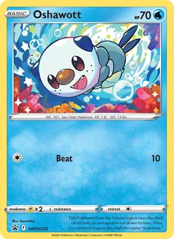 Oshawott, SWSH Black Star Promos, no. SWSH222