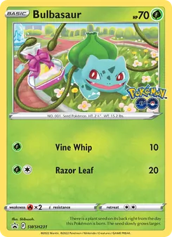Bulbasaur, SWSH Black Star Promos, no. SWSH231