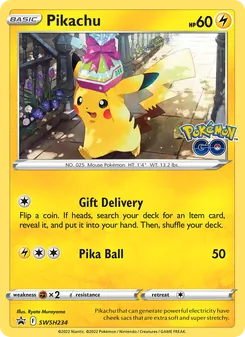 Pikachu, SWSH Black Star Promos, no. SWSH234