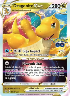 Dragonite VSTAR, SWSH Black Star Promos, no. SWSH236