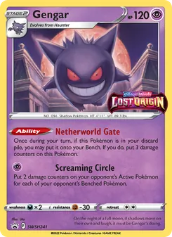 Gengar, SWSH Black Star Promos, no. SWSH241
