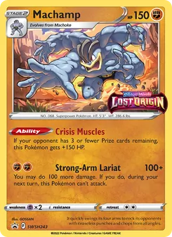 Machamp, SWSH Black Star Promos, no. SWSH243