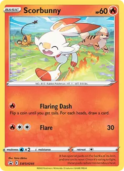 Scorbunny, SWSH Black Star Promos, no. SWSH244
