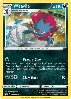 Weavile, SWSH Black Star Promos, no. SWSH246